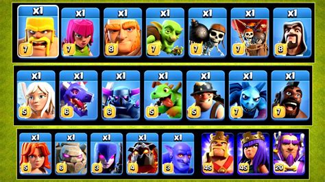 clash of clans characters|Troops .